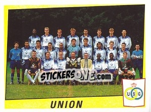 Sticker Union (Elftal-Equipe) - Football Belgium 1996-1997 n. 372 - Panini