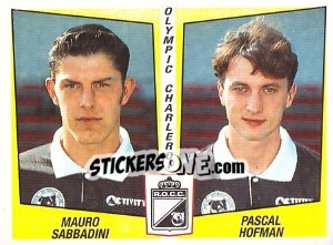 Figurina Mauro Sabbadini / Pascal Hofman - Football Belgium 1996-1997 - Panini