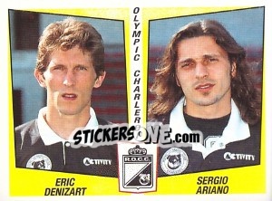 Figurina Eric Denizart / Sergio Ariano - Football Belgium 1996-1997 - Panini