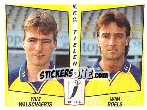 Cromo Wim Walschaerts / Wim Roels - Football Belgium 1996-1997 n. 449 - Panini