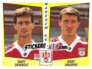 Figurina Bart Dewaele / Bart Mauroo - Football Belgium 1996-1997 n. 474 - Panini