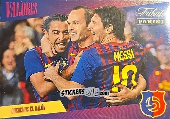 Sticker Messi / Iniesta / Xavi - Queremos El Balón - Tributo FC Barcelona 1899-2024
 n. 42 - Panini