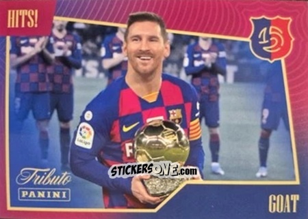 Sticker Lionel Messi - The Goat - Tributo FC Barcelona 1899-2024
 n. 65 - Panini