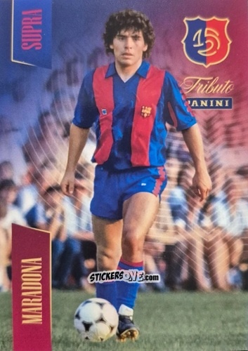 Figurina Maradona - El Mundo Se Detuvo - Tributo FC Barcelona 1899-2024
 n. 75 - Panini