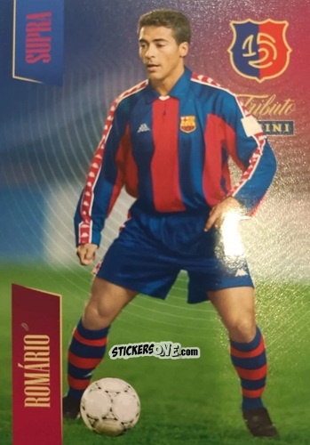 Figurina Romario - De Dibujos Animados - Tributo FC Barcelona 1899-2024
 n. 80 - Panini