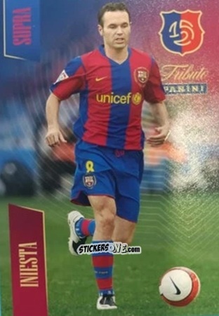 Figurina Andres Iniesta - Vals En El Cesped - Tributo FC Barcelona 1899-2024
 n. 88 - Panini