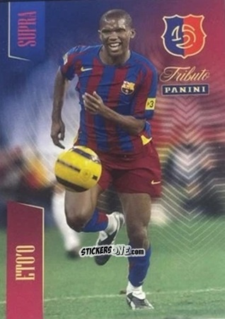 Cromo Samuel Eto'O - Leon Indomable - Tributo FC Barcelona 1899-2024
 n. 89 - Panini