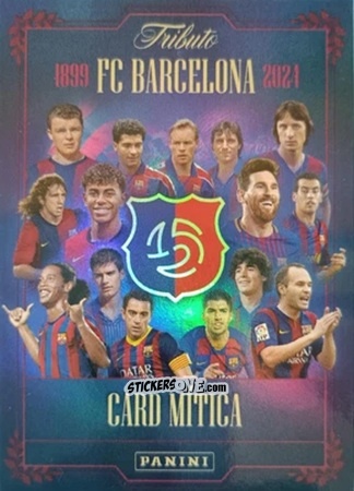 Cromo Card Mitica - Tributo FC Barcelona 1899-2024
 n. CM1 - Panini