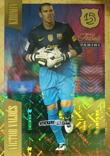 Cromo VIctor Valdes - Tributo FC Barcelona 1899-2024
 n. K87 - Panini