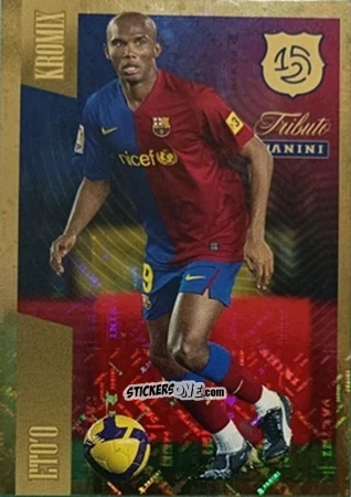 Cromo Eto'o - Tributo FC Barcelona 1899-2024
 n. K89 - Panini