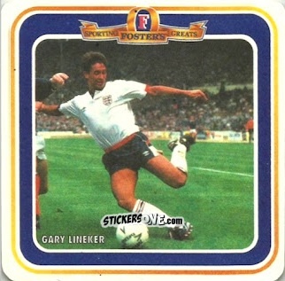 Figurina Gary Lineker - Sporting Greats Fosters 1994
 n. 2 - Sporting Greats Fosters