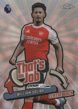 Figurina William Saliba - Chrome Premier League 2025-2026 n. THJ-3 - Topps
