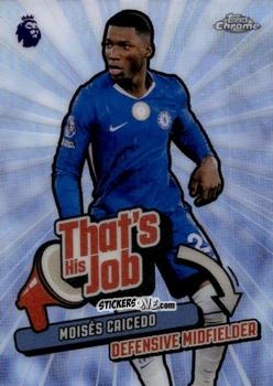 Cromo Moisés Caicedo - Chrome Premier League 2025-2026 n. THJ-7 - Topps