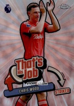 Sticker Chris Wood - Chrome Premier League 2025-2026 n. THJ-16 - Topps