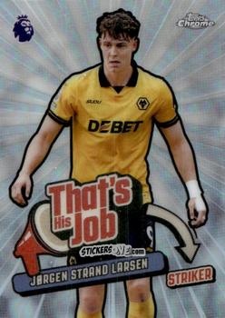 Figurina Jørgen Strand Larsen - Chrome Premier League 2025-2026 n. THJ-20 - Topps