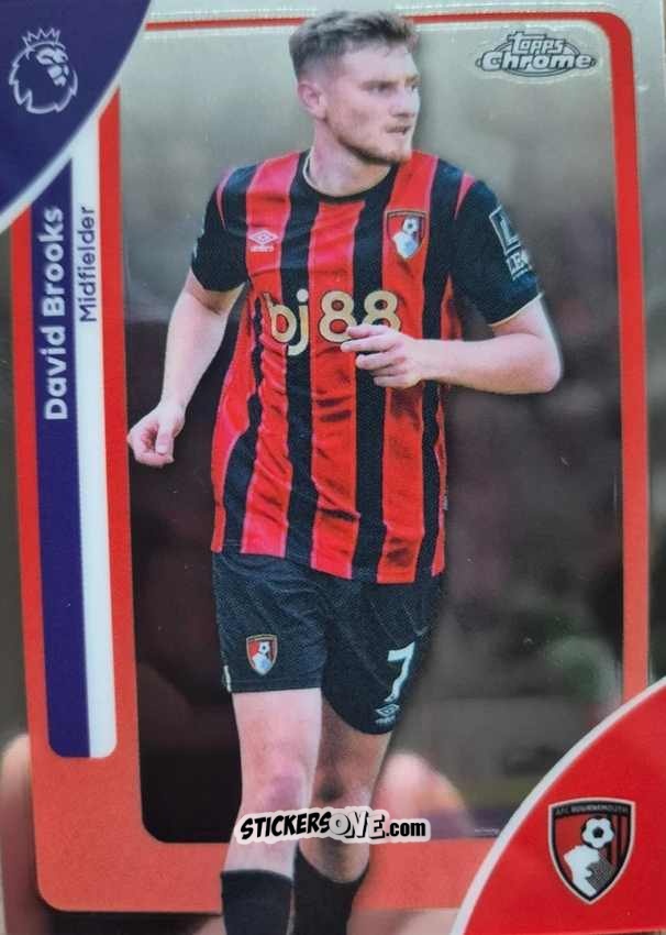 Sticker David Brooks - Chrome Premier League 2025-2026 n. 4 - Topps