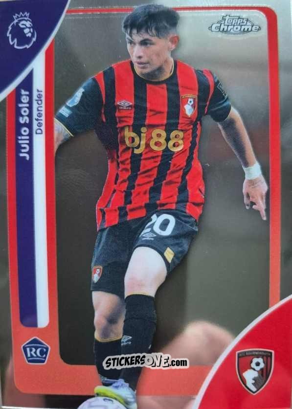 Cromo Julio Soler - Chrome Premier League 2025-2026 n. 5 - Topps