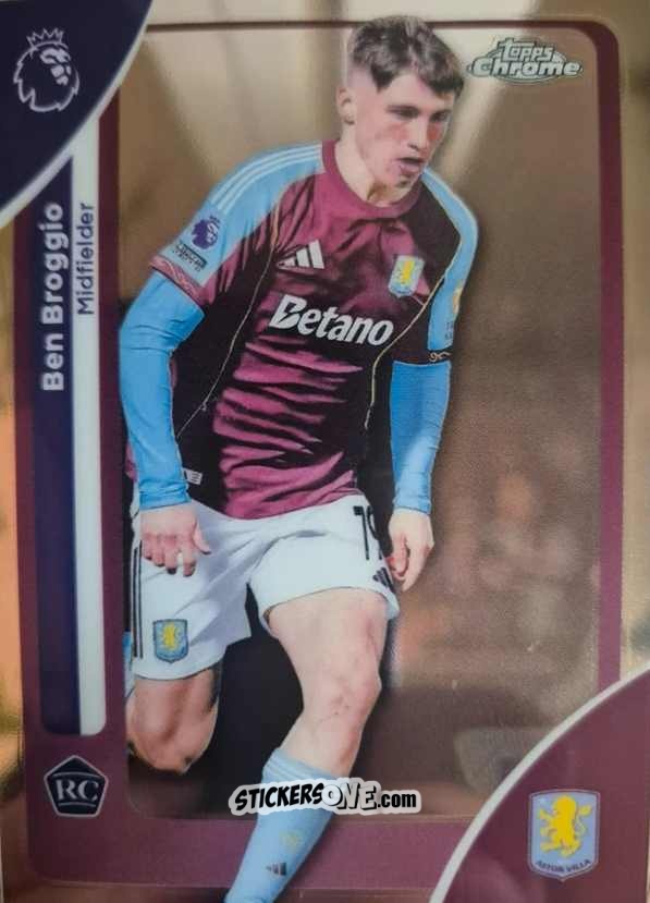 Sticker Ben Broggio - Chrome Premier League 2025-2026 n. 21 - Topps