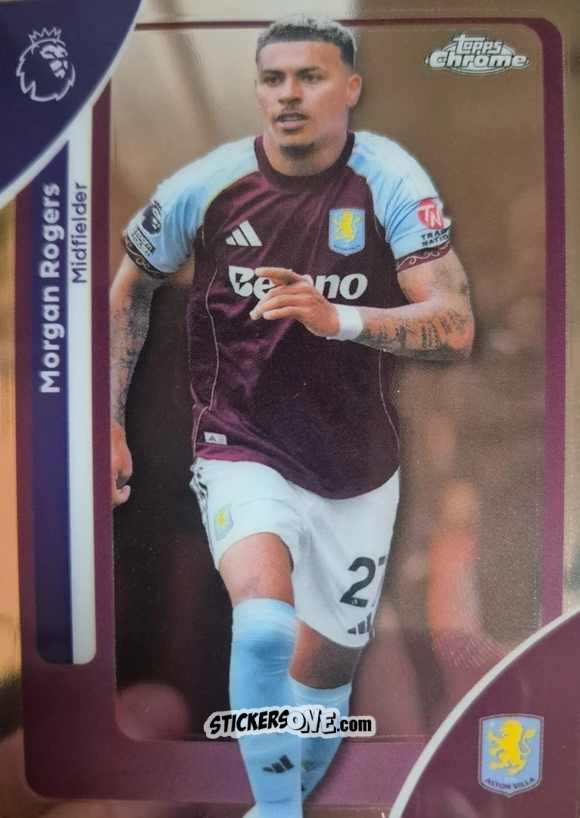 Sticker Morgan Rogers - Chrome Premier League 2025-2026 n. 22 - Topps