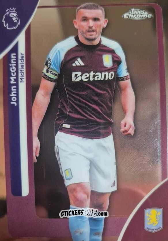 Figurina John McGinn - Chrome Premier League 2025-2026 n. 26 - Topps