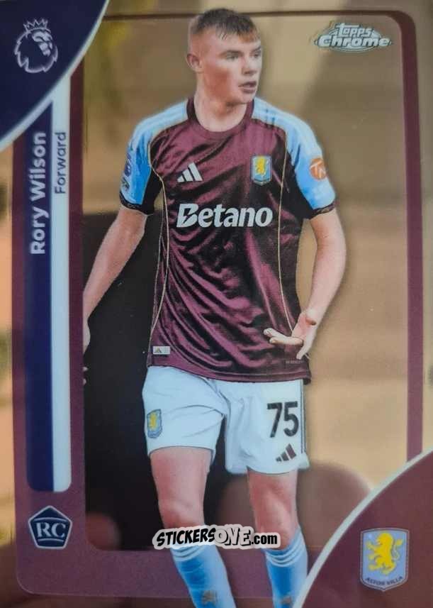 Sticker Rory Wilson - Chrome Premier League 2025-2026 n. 27 - Topps