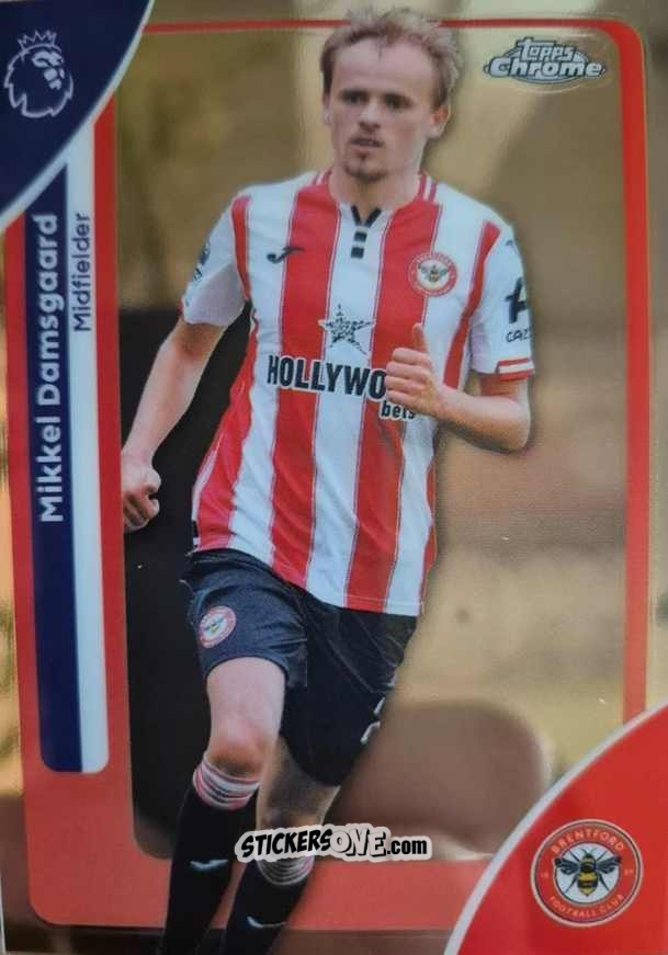 Figurina Mikkel Damsgaard - Chrome Premier League 2025-2026 n. 33 - Topps