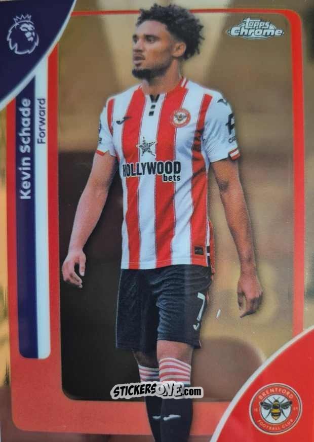 Sticker Kevin Schade - Chrome Premier League 2025-2026 n. 34 - Topps