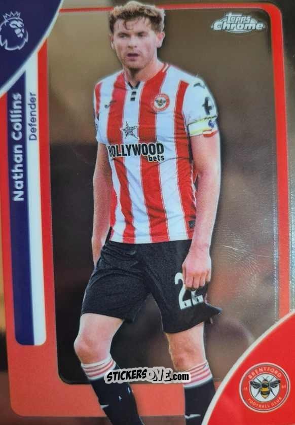 Cromo Nathan Collins - Chrome Premier League 2025-2026 n. 36 - Topps