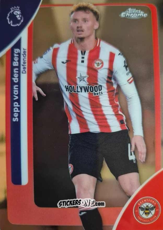 Cromo Sepp van den Berg - Chrome Premier League 2025-2026 n. 38 - Topps