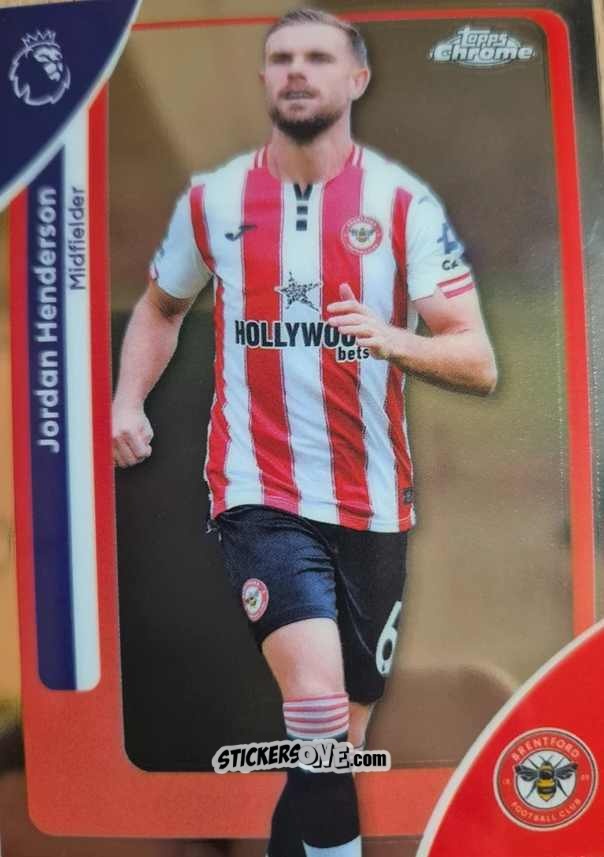 Sticker Jordan Henderson - Chrome Premier League 2025-2026 n. 39 - Topps