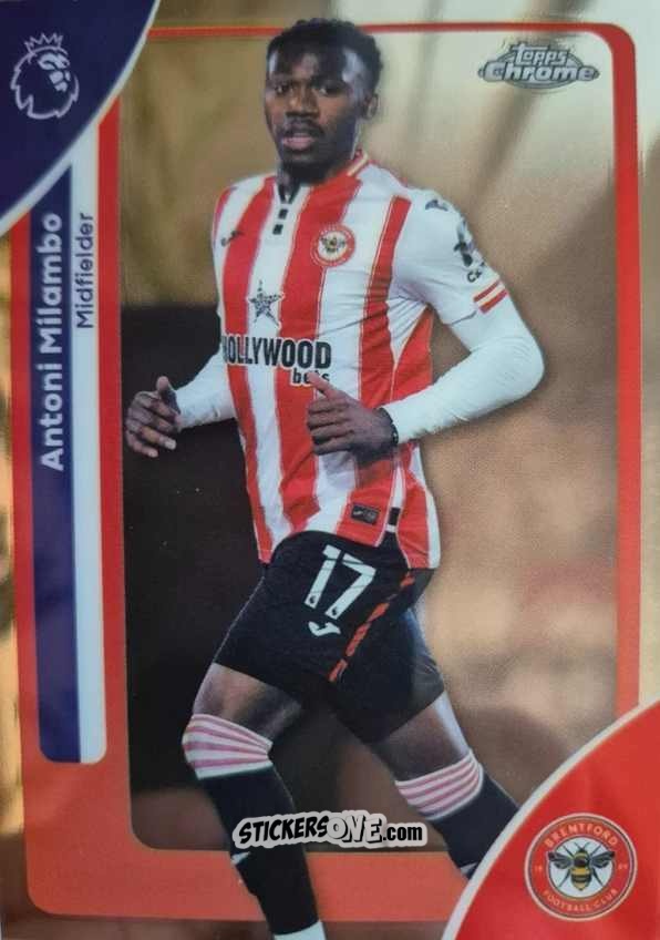 Sticker Antoni Milambo - Chrome Premier League 2025-2026 n. 40 - Topps
