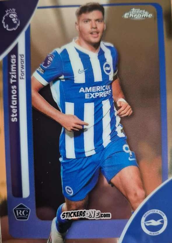 Sticker Stefanos Tzimas - Chrome Premier League 2025-2026 n. 42 - Topps