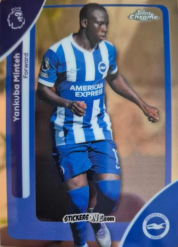 Sticker Yankuba Minteh - Chrome Premier League 2025-2026 n. 47 - Topps