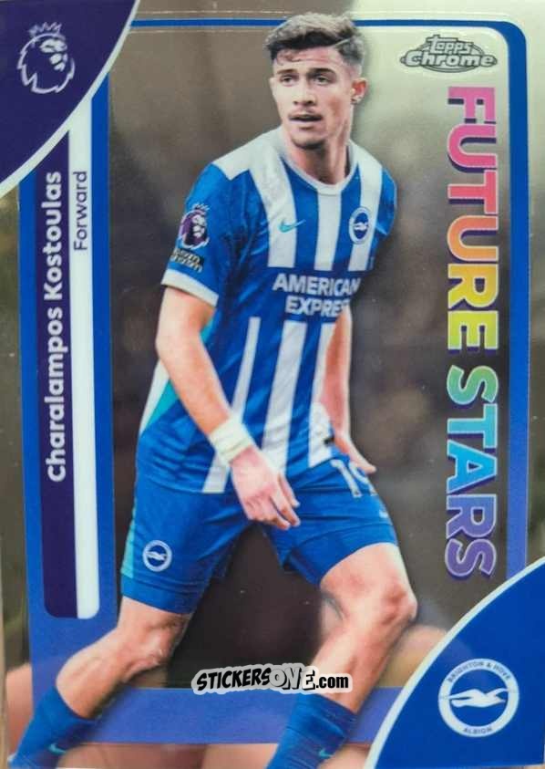 Sticker Charalampos Kostoulas - Chrome Premier League 2025-2026 n. 50 - Topps