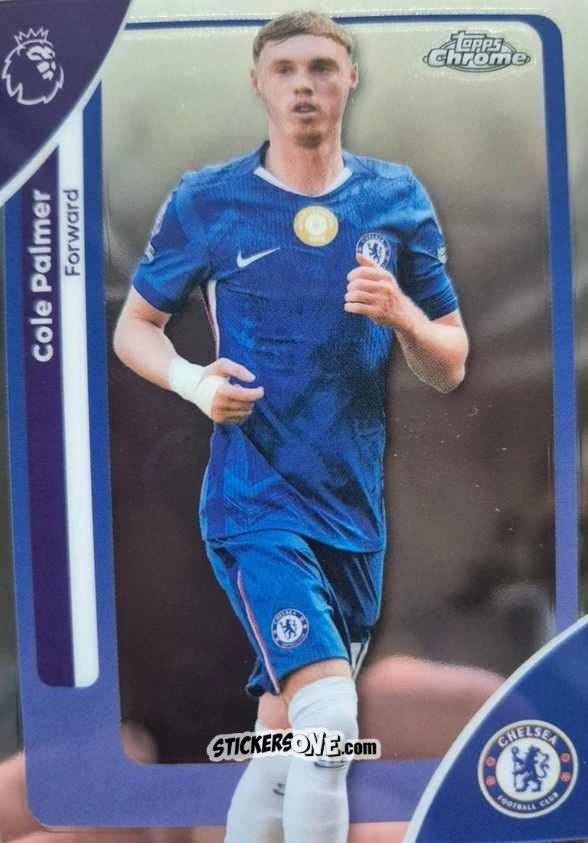 Figurina Cole Palmer - Chrome Premier League 2025-2026 n. 63 - Topps