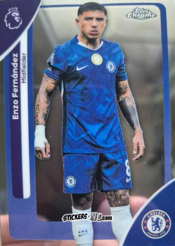 Cromo Enzo Fernández - Chrome Premier League 2025-2026 n. 66 - Topps