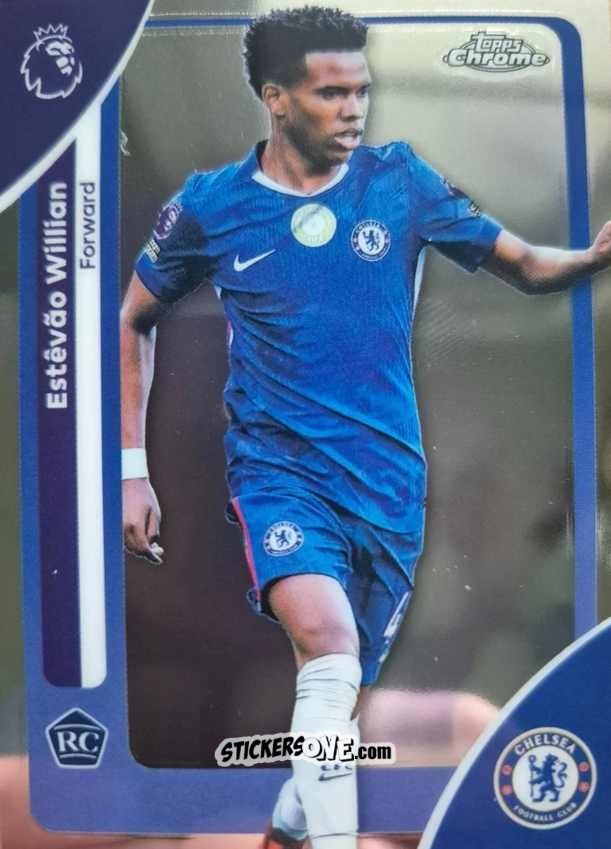 Cromo Estêvão Willian - Chrome Premier League 2025-2026 n. 68 - Topps