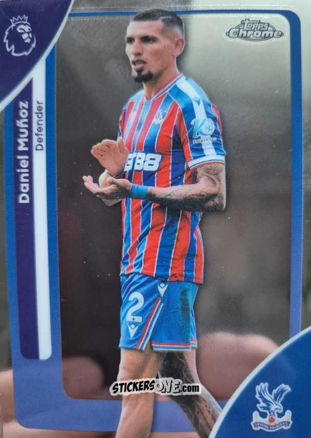 Figurina Daniel Muñoz - Chrome Premier League 2025-2026 n. 80 - Topps