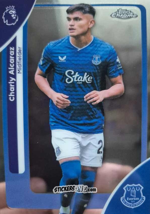 Cromo Charly Alcaraz - Chrome Premier League 2025-2026 n. 81 - Topps
