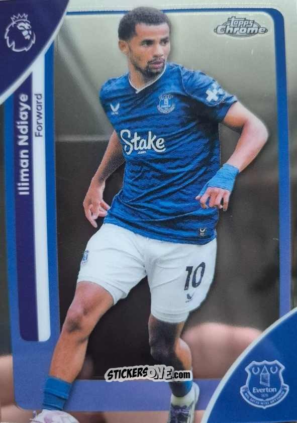 Sticker Iliman Ndiaye - Chrome Premier League 2025-2026 n. 82 - Topps