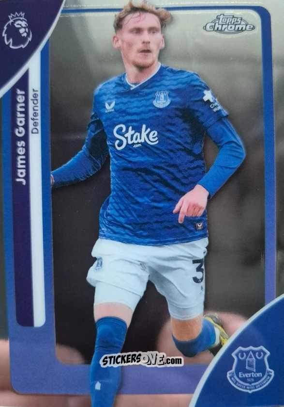 Sticker James Garner - Chrome Premier League 2025-2026 n. 86 - Topps