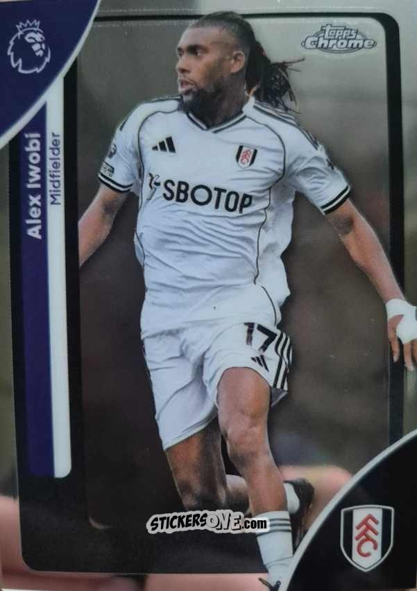 Sticker Alex Iwobi - Chrome Premier League 2025-2026 n. 94 - Topps