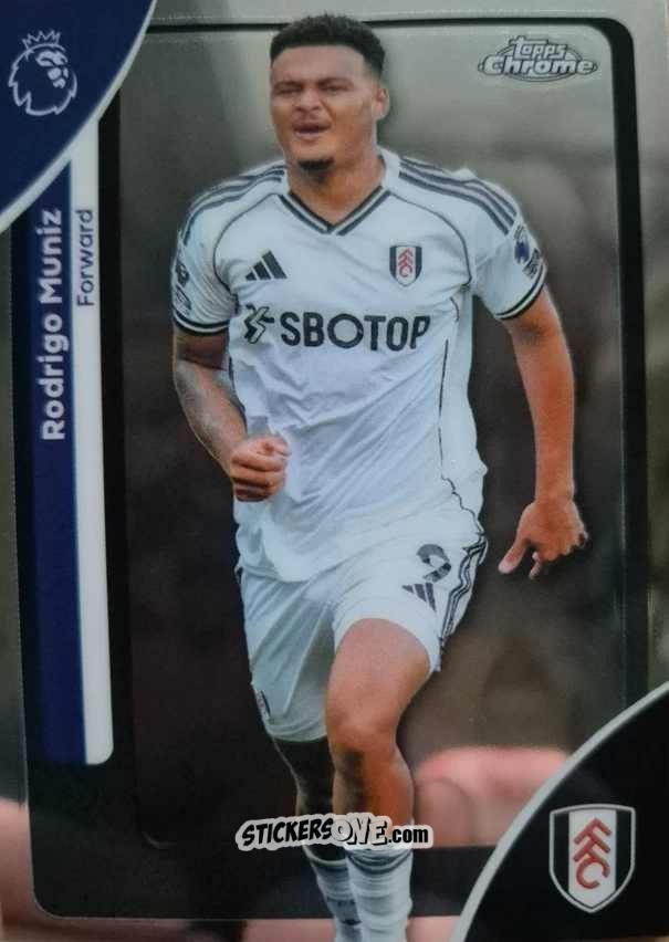 Sticker Rodrigo Muniz - Chrome Premier League 2025-2026 n. 95 - Topps