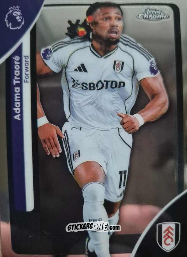 Sticker Adama Traoré - Chrome Premier League 2025-2026 n. 96 - Topps