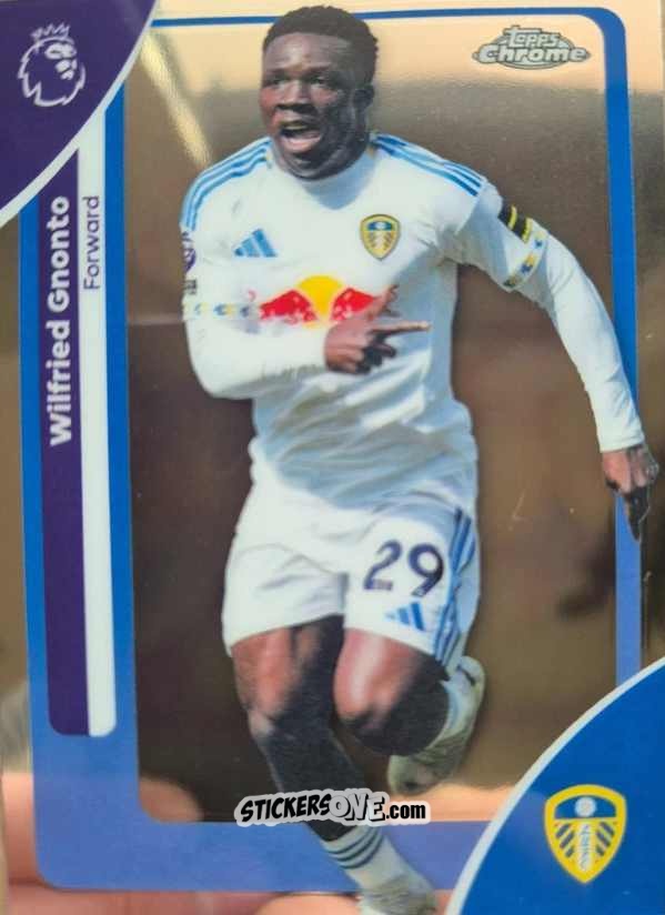 Sticker Wilfried Gnonto - Chrome Premier League 2025-2026 n. 106 - Topps