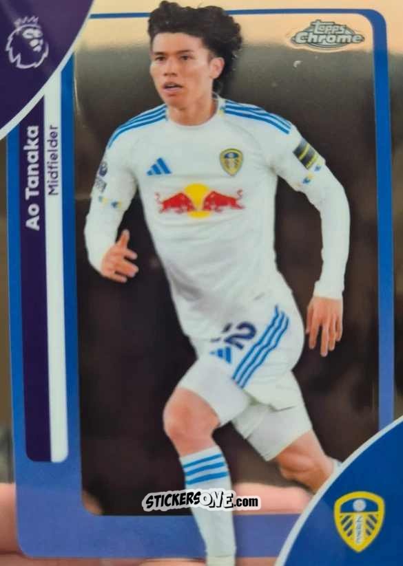 Figurina Ao Tanaka - Chrome Premier League 2025-2026 n. 107 - Topps