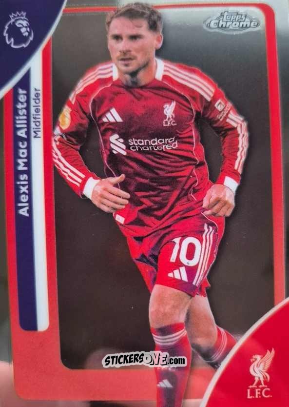 Figurina Alexis Mac Allister - Chrome Premier League 2025-2026 n. 115 - Topps