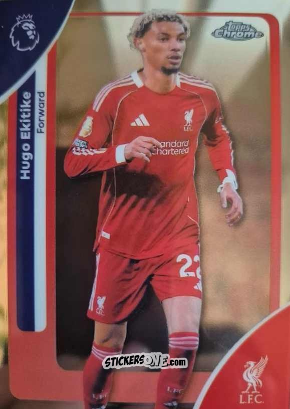 Sticker Hugo Ekitike - Chrome Premier League 2025-2026 n. 120 - Topps