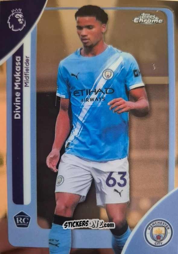 Cromo Divine Mukasa - Chrome Premier League 2025-2026 n. 128 - Topps