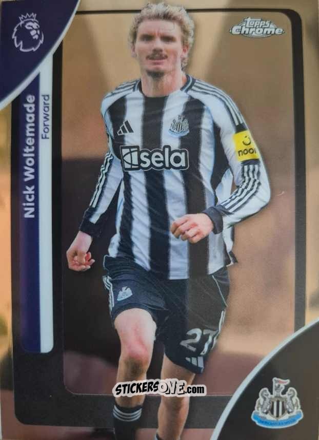 Figurina Nick Woltemade - Chrome Premier League 2025-2026 n. 145 - Topps